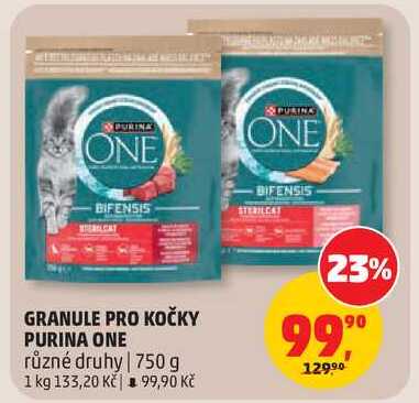 GRANULE PRO KOČKY PURINA ONE různé druhy, 750 g