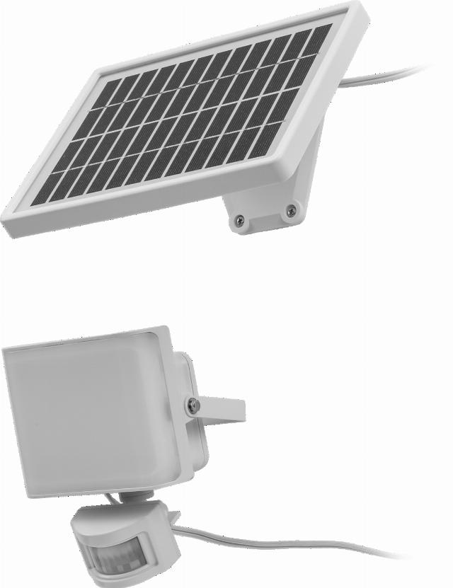 LIVARNO Solární LED reflektor bílá