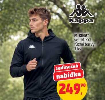 MIKINA Kappa vel. M-XXL, různé barvy, 1 ks