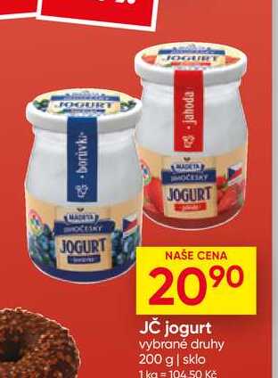 Madeta Jihočeský jogurt vybrané druhy 200 g