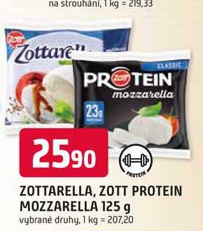 ZOTT PROTEIN MOZZARELLA 125 g