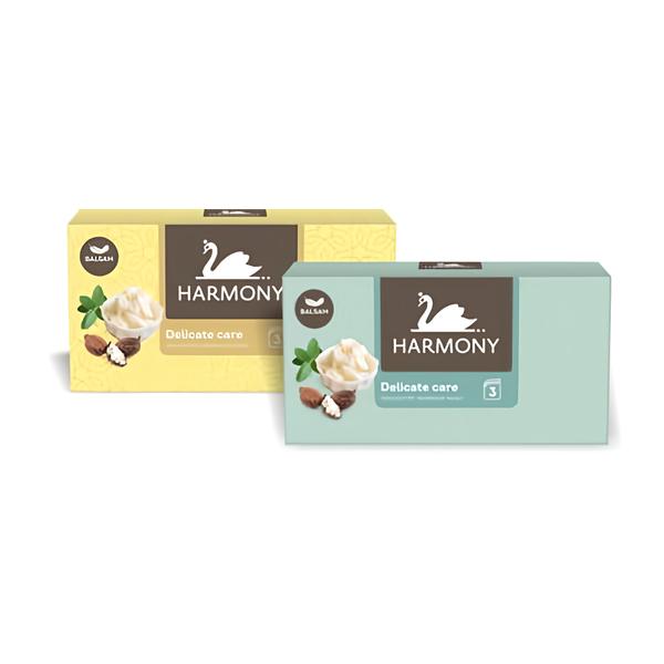Harmony papírové kapesníky Delicate Care 3 vrstvé