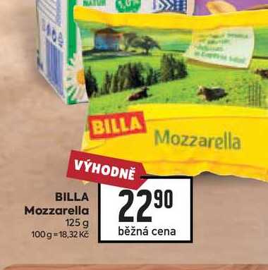 BILLA Mozzarella 125 g