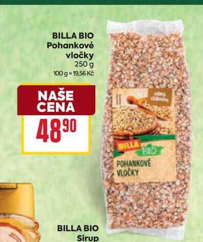 BILLA BIO Pohankové vločky 250 g