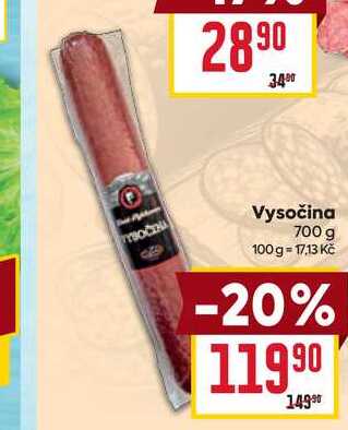 Vysočina 700 g
