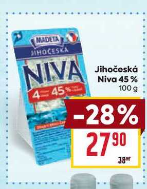 Jihočeská Niva 45% 100 g  