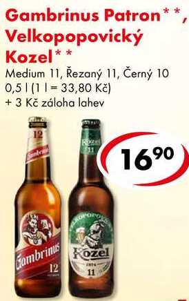 Gambrinus Patron, 0,5 l