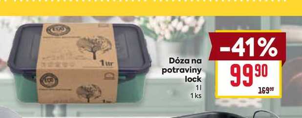 Dóza na potraviny lock 1l