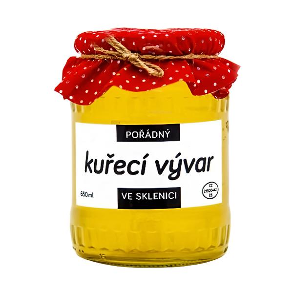 Pořádně ve sklenici Kuřecí vývar