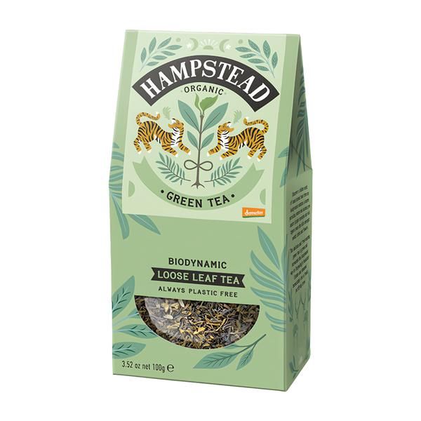 Hampstead Tea Organic BIO zelený sypaný čaj