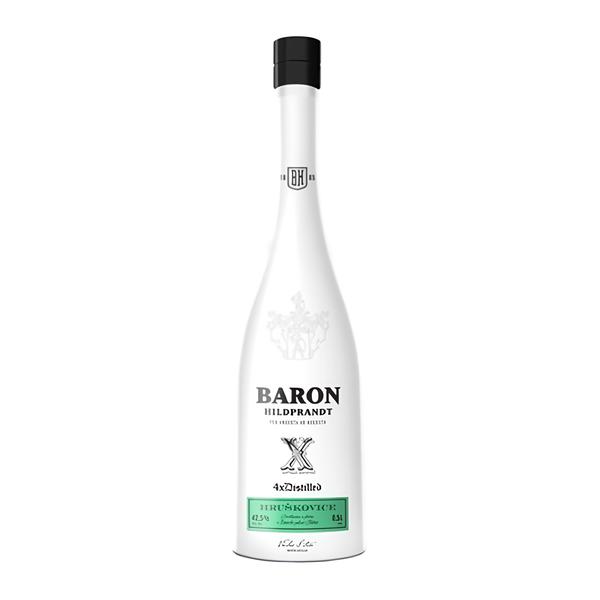 Baron Hildprandt 4x destilovaná Hruškovice 42,5%