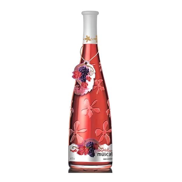 Dolci Momenti Muscat Rosé, růžové polosladké