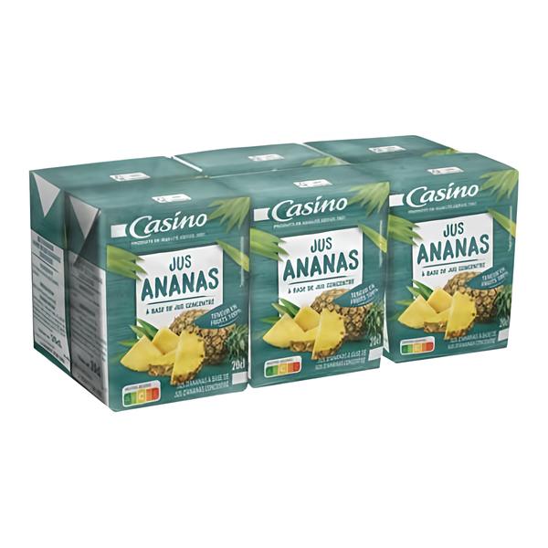 Casino Ananasová šťáva, 6x200ml