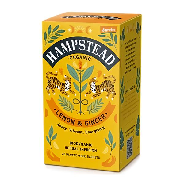 Hampstead Tea BIO citrónový čaj se zázvorem 20ks