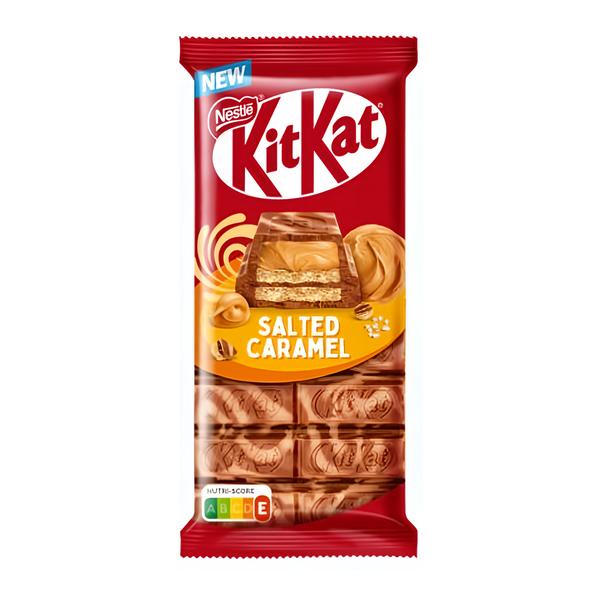 Nestlé KitKat Tabulka Slaný karamel s mléčnou čokoládou a bílou polevou