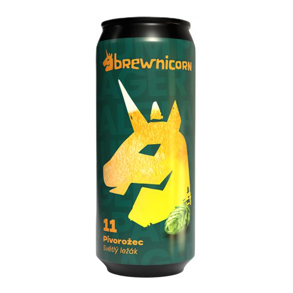 Brewnicorn Pivorožec světlý ležák 11°