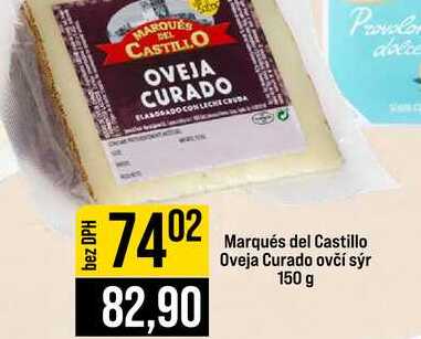 Marqués del Castillo Oveja Curado ovčí sýr 150 g