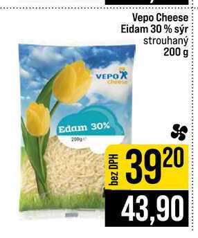 Vepo Cheese Eidam 30% sýr strouhaný 200 g