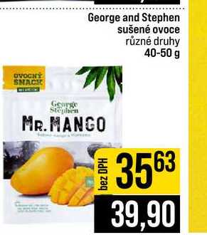 George and Stephen sušené ovoce různé druhy 40-50 g