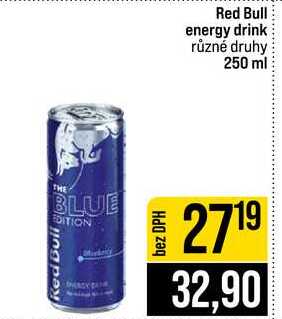 Red Bull energy drink různé druhy 250 ml
