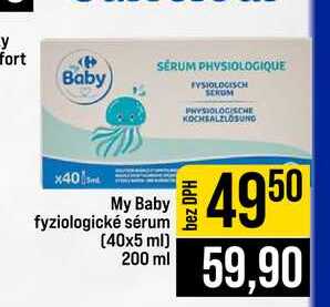 My Baby fyziologické sérum 40x5 ml 200 ml