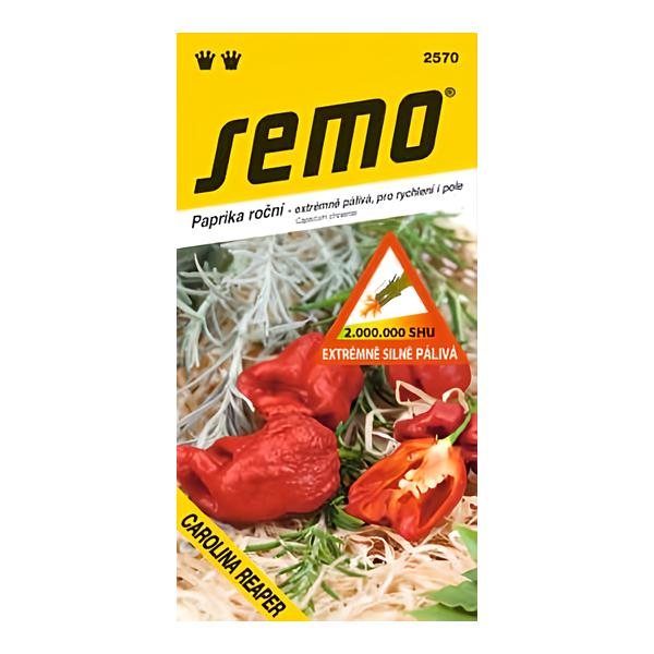 Semo Paprika roční extrémně pálivá - CAROLINA REAPER
