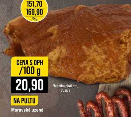 Moravské uzené 100g