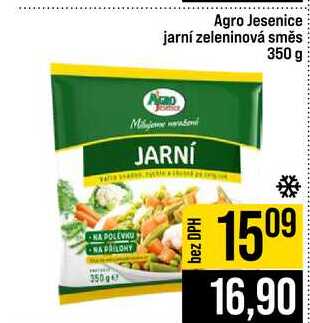 Agro Jesenice jarní zeleninová směs 350 g