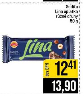 Sedita Lina oplatka různé druhy 50 g