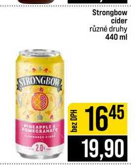 Strongbow cider různé druhy 440 ml