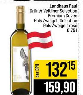 Landhaus Paul Grüner Veltliner Selection Premium Cuvée Gols Zweigelt Selection Gols Zweigelt rosé 0,75l
