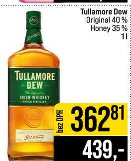 Tullamore Dew Original 40% Honey 35% 1l