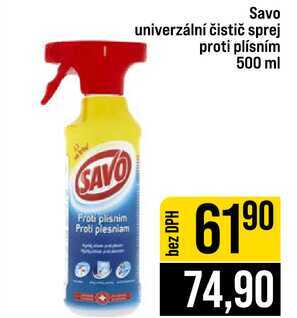 Savo univerzální čistič sprej proti plísním 500 ml