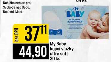 My Baby kojící vložky ultra soft 30 ks