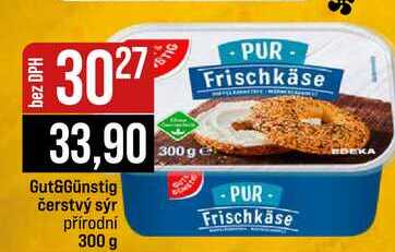 Gut&Günstig čerstvý sýr přírodní 300 g