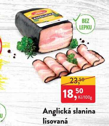 Anglická slanina lisovaná 100g