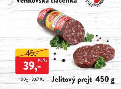 Jelitový prejt 450 g