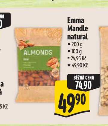 Emma Mandle natural 200 g