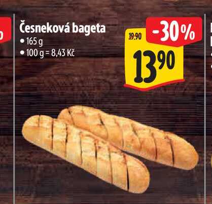 Česneková bageta 165 g