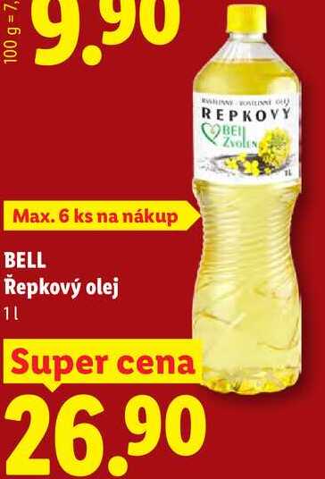 BELL Řepkový olej, 1 l