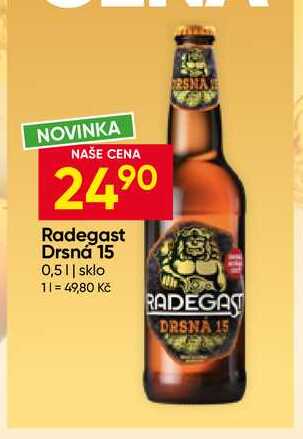 Radegast Drsná 15 0,5l sklo 