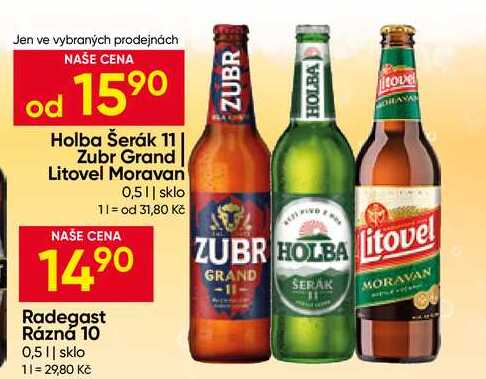 Holba Šerák 11, 0,5l sklo 