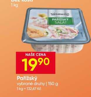 Pařížský vybrané druhy 150 g