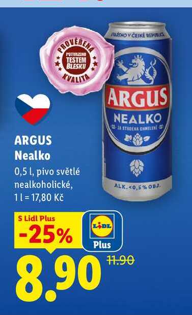 ARGUS Nealko, 0,5 l