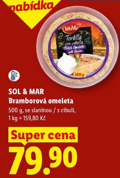 SOL & MAR Bramborová omeleta, 500 g