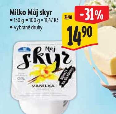 Milko Můj skyr 130 g   