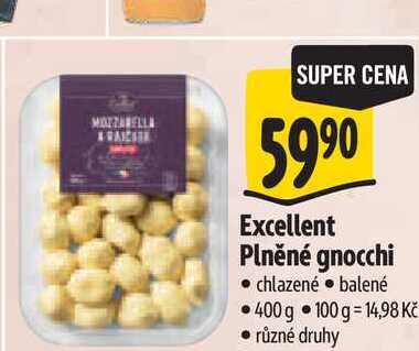 Excellent Plněné gnocchi 400 g