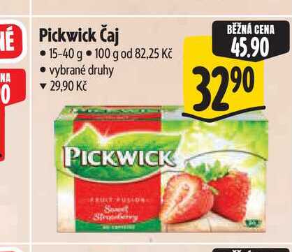 Pickwick Čaj 15-40 g