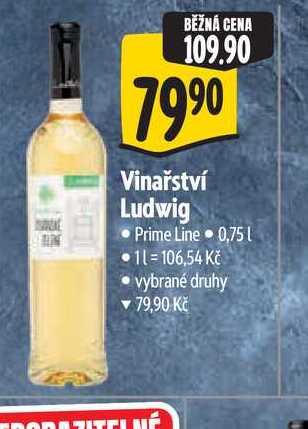 Vinařství Ludwig Prime Line 0,75 l