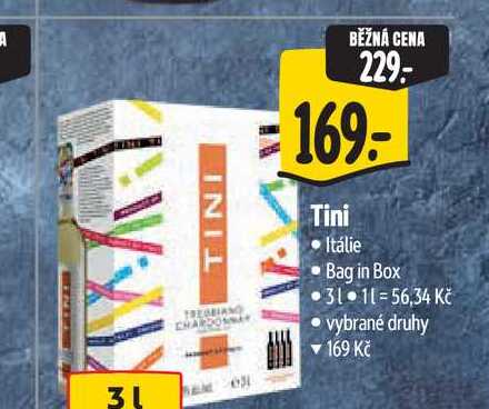 Tini Itálie Bag in Box 3 l